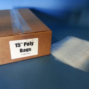 Protective plastic baggies-15" long